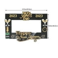 thumbnail image 2 of SASABAXI 1Pcs New Years Photo Frame Prop 65x22in Paper Hand-held New Year Eve Photo Booth Props for Family, 2 of 8