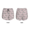 thumbnail image 5 of Picia Dachshund Dog Puppy Pattern Women's 2 in 1 Athletic Running Shorts High Waisted Workout Casual Gym Sweat Shorts with Comfy Liner Zipper Pockets-Small, 5 of 9