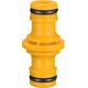 thumbnail image 4 of 6 Pack Double Male Hose Connectors Extender for Join Garden Hose Pipe Tube (Yellow), 4 of 5