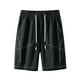 thumbnail image 2 of pstuiky Pantalones cortos para hombre, Pantalones cortos deportivos y de ocio con múltiples bolsillos para hombre, de verano, color liso, con cordón ajustable Pantalones cortos de golf, 2 of 9
