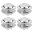 thumbnail image 1 of GOOHOCHY 4 unids Tanque de inodoro Push Botones Estilo simple Botones de tanque de inodoro Flush Botones de inodoro para baño, 1 of 7