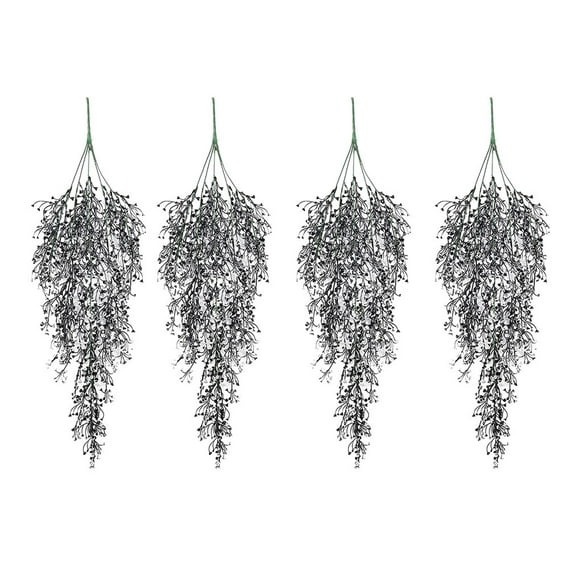 Plantas artificiales Toystoory 4 unids/set guirnalda de eucalipto decoración Negro