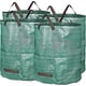 thumbnail image 2 of Bolsas para desechos de jardín extra grandes, bolsa para hojas de césped reutilizable de 272 litros, contenedor de desechos de tela resistente para limpieza al aire libre, 2 of 5