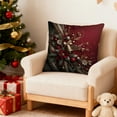thumbnail image 6 of Christmas Decorative Pillow Covers for Couch 18x18" Christmas Decorative Pillow Cases with Soft Fabric Hidden Zipper Xmas Decorations, 6 of 7