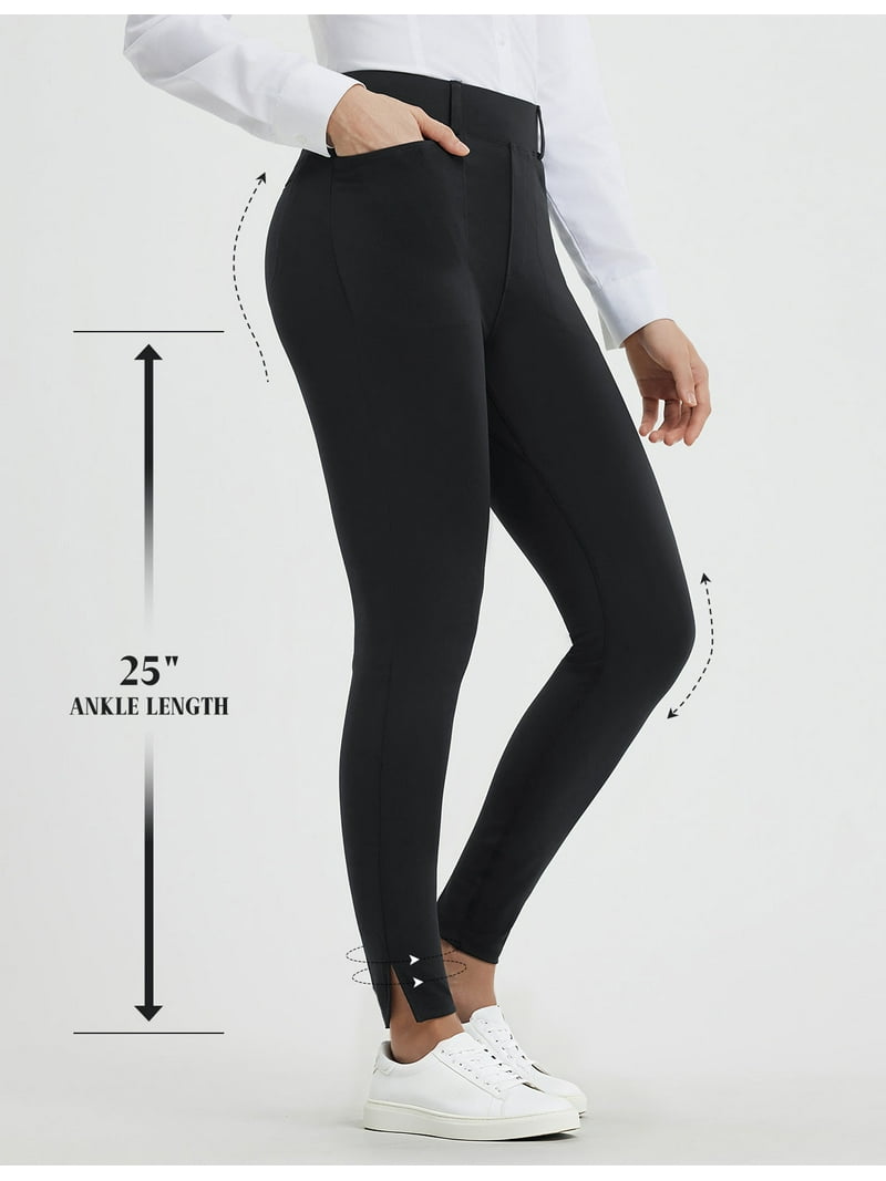 black skinny yoga dress pants Amazon.com: AFITNE Women's Yoga Dress Pants Stretchy Straight Leg Bootcut  Work Travel Pants Business Office Casual Slacks with Pockets 27" Black, XS  : Clothing, Shoes & Jewelry