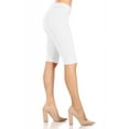 thumbnail image 3 of Women's Stay Comfortable and Stylish in Casual Solid Stretchy Bermuda City Shorts, 3 of 5
