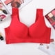 thumbnail image 3 of Sujetador deportivo sin costuras para mujer, ropa interior inalámbrica de copa completa, sujetador deportivo a prueba de golpes, chaleco, ropa interior para niña XL Scienceny AP001714-08, 3 of 7