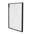 thumbnail image 6 of 26" x 31" Dimensional Curved Art Deco Geometric Framed Wall Art with Black Wooden Frame, by DecMode, 6 of 9