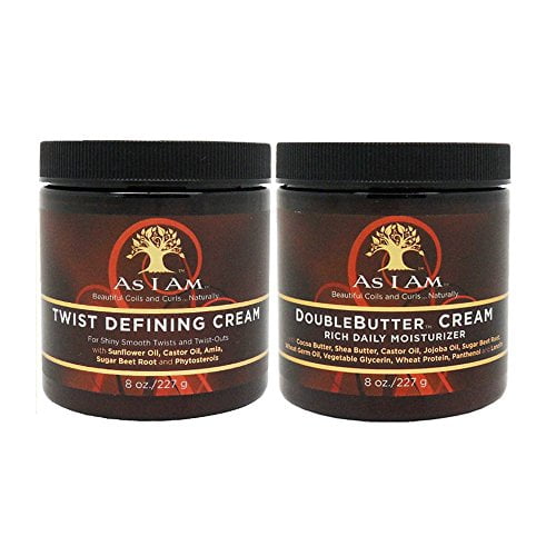 As I Am Twist Defining Cream & Double Butter Cream 8oz "Set" Walmart