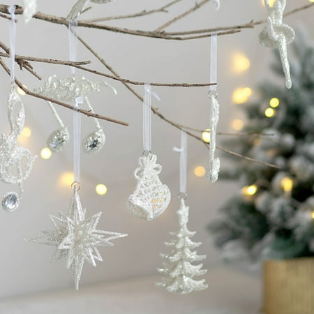 

Chritsmas Pendant Exquisite Ornamental Adorable Xmas Tree Star Angel Girl Wooden Decoration for Party Brown PlasticUse S
