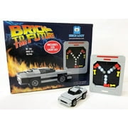 Exclusive Brick Loot Build Flux Capacitor with LED Light Kit and car! Flux Lights Work! fits LEGO