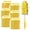 Yellow, variant on Eplumivor 360° Unscented Disposable for Duster Handle Plastic Duster Refills, Multi-Surface Dust Locking Duster for Home, Blind, Fan, 60 Pack Yellow