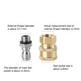 thumbnail image 2 of Lavadora de Alta Presión Conector Rápido 1/4 + Conector Latón M14x1.5mm para Boquilla Tmvgtek Accesorios para autos y motos, 2 of 5