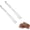 M, variant on ABCISI Stainless Steel Grill Tongs, Extra Long Kitchen Tweezers Kitchen Food Tongs, Korean & Japanese BBQ Tongs for Cooking, Serving Clip for Home Outdoor Steak Salad, 2 Pcs, Silver, M