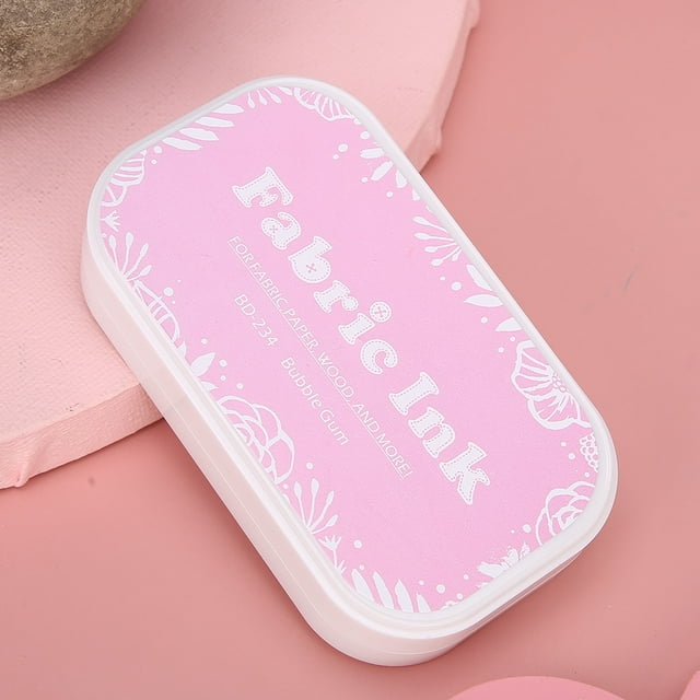 Ink Pad Colorful Pocket Accessory Details Ink Sponge Plastic Schedule Book Rubber Print Pad Scrap Inkpad Retro Ink Pads