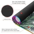 thumbnail image 4 of Simple Coconut Trees RGB Gaming Mouse Pad Large Keyboard Mat Rubber Base 13 Light Modes, 4 of 6