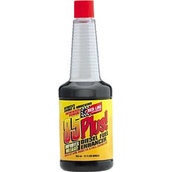 Red Line Oil Additif pour Carburant 70802 pour Diesel; Amplificateur de Cétane; Simple; Bouteille de 12 Onces; Traite jusqu'à 100 Gallons; 85 Plus Additif pour Carburant