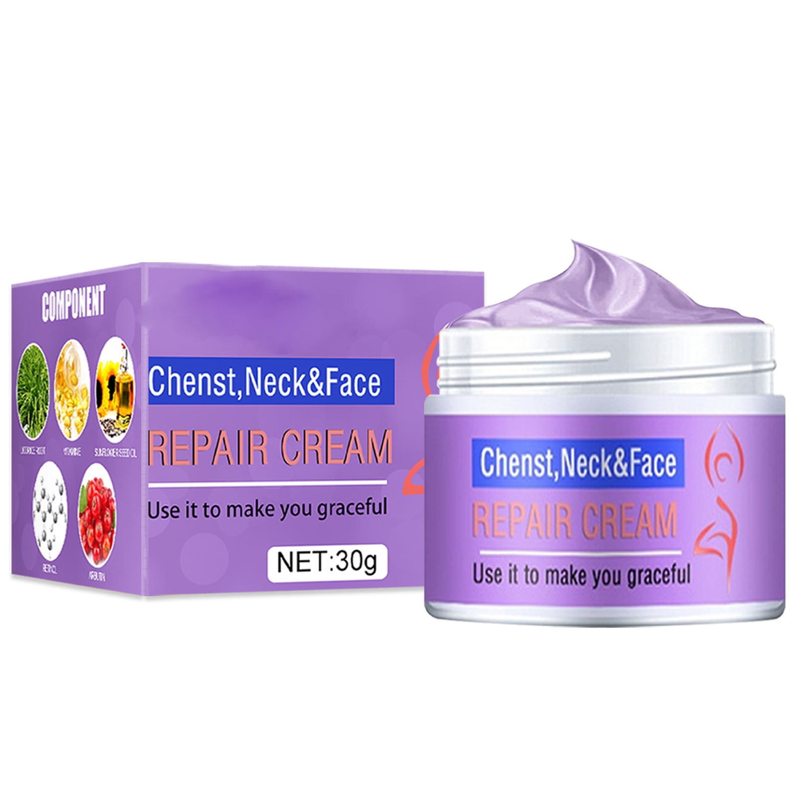 Neck Firming Cream Fades Neck Wrinkles Moisturizing Gel Firming Lifting Neck Skin Body Skincare for Women Men 30g