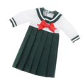 thumbnail image 4 of para de 1/6 , negruzco Verde negruzco yotijar Vestido de muñeca de 12 pulgadas, 4 of 9