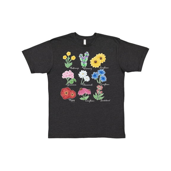 Inktastic Wild Flower Chart T-Shirt