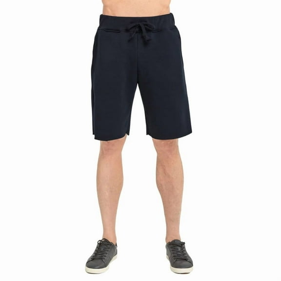 Men's Fleece Shorts Heavyweight Cotton with Drawstring and Pockets Solid S-3XL Casual Elastic Waist Thermal Lined Stylish Menswear Bottoms Activewear