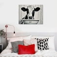 thumbnail image 5 of Orinice Cow Fine Art Aesthetic Poster & Print Wall Painting for Home Office Decor, Canvas Prints Living Room Bedroom Wall Art, Set of Pictures 16x12in, 5 of 6