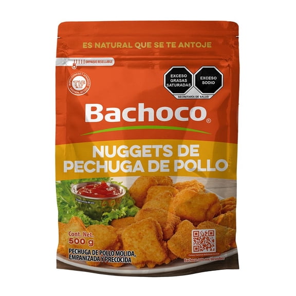 Nuggets de Pechuga de Pollo Bachoco 500g