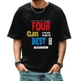 thumbnail image 2 of Men's T Shirts Large Tee New trendy Sports Shirt Round Neck Patterned Tee Loose Classic Style 2XL, 2 of 4