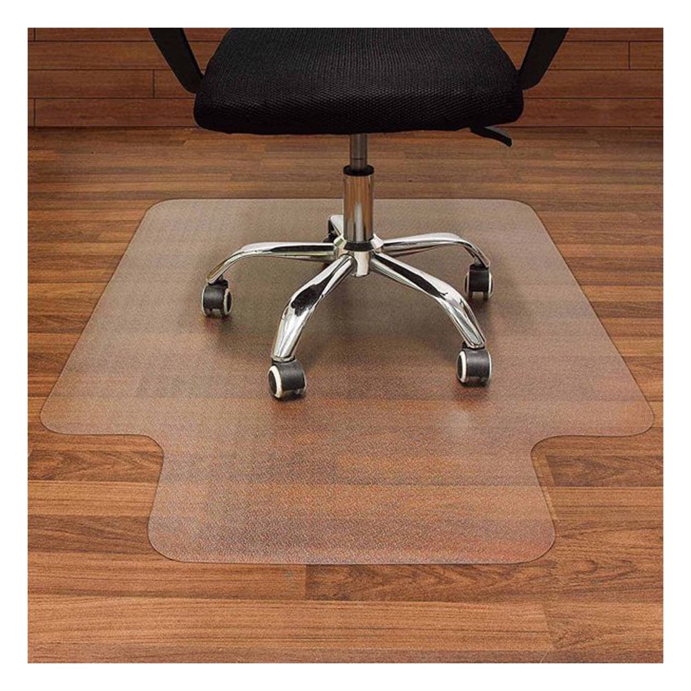 Office Chair Mat for Carpet Computer Desk Chair Mat for Carpeted Floors Easy Glide Rolling Plastic Floor Mat for Office Chair on Carpet for Work Home Gaming with Extended Lip