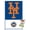Premium Poster & Push Pin Bundle, variant on MLB New York Mets - Logo 22 Wall Poster, 14.725" x 22.375"