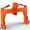 Orange Color, variant on Yeshouse 3-Point Quick Hitch for Category 1 & 2 Tractors, 3000 LBS Lifting Capacity, 5-Level Adjustable Bolt, 2 Receiver Tractor Quick Hitch with Limit Function