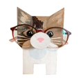 thumbnail image 1 of PENGXIANG Animal Spectacle Frame Desktop Stand Small Ornaments Office Home Decoration Crafts, 1 of 15