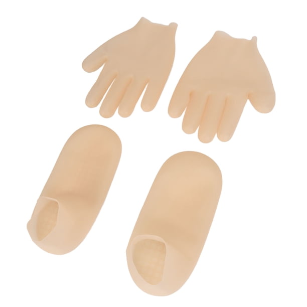 Guantes De Gel Calcetín Para El Talón, Limpieza Del Color De La Piel Exfoliación Guantes De Gel Hidratantes Calcetines Suavizan La Hidratación Para El Cuidado De Los Pies