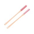 thumbnail image 2 of TOOYFUL 2 Pieces Soft Toe Crevice Cleaning Brush, Long Handle 40cm Soft Feet Cleaner Scrub, Silicone Foot Brush for Elderly Women Men Pink, 2 of 9