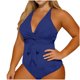 thumbnail image 2 of Traje de baño de una pieza para mujer, conjuntos de bikini para mujer, traje de baño diario para mujer, traje de baño de cuerpo unido conservador, conjunto de dos piezas para la playa, traje de baño d, 2 of 7
