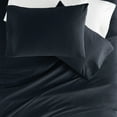 thumbnail image 6 of Ultra Soft & Stretchy Jersey Cotton Bed Sheets Set Wrinkle Free & Breathable Twin XL Navy Bedding by Comfort Canopy, 6 of 9
