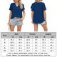 thumbnail image 2 of Camiseta holgada para mujer con cuello en V todo combinable ligera y de poliéster para mujer FLhrweasw Para estrenar, 2 of 7