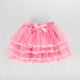 thumbnail image 1 of Falda de niña de color liso de malla con cintura elástica y lazo para deportes de ocio, falda de poliéster para niña, 1 of 6