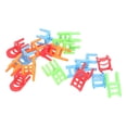 thumbnail image 2 of Juego de silla de equilibrio silla apilable segura juguete de plástico interactivo portátil de color brillante para fiesta de Navidad para niños Anggrek Otros, 2 of 8
