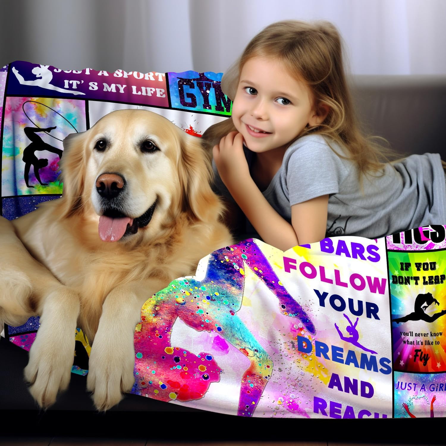 Dance Blanket Soft Cozy Bed Couch Dances Theme Throw Blankets Birthday Gifts for Teen Girls Teachers Women 50"x40"