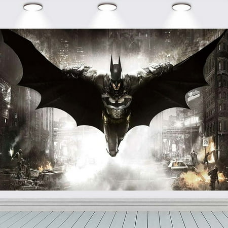 Batman Bat Man Background Taspestry Post Banner Backdrop Party Supplies Wall Decor