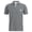 Grey, variant on HOWPAY Short Sleeve Polo Shirts for Men Summer Solid Color Casual Collared Basic Tees Stretch Lightweight Classic Button Workout Golf Shirts Black L