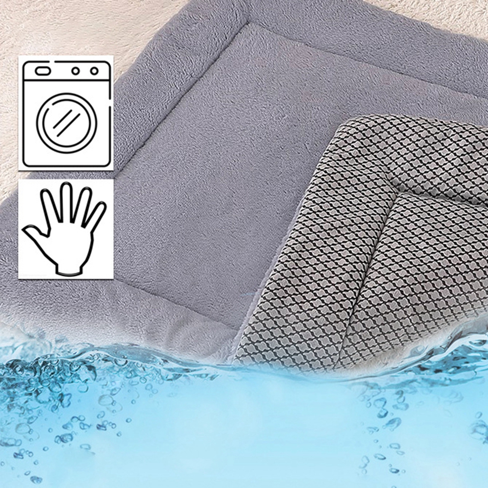 Extra Softness Pet Dog Cat Sleeping Mat for Small Medium Large Dogs Puppies, Non Slip Dog Bed Mat, Winter Self-Warming Pad