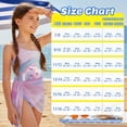 thumbnail image 7 of Jiueut Axolotl Print Girls Swimsuits with Mesh Cover Up Cut Out Bathing Suit for Girls Summer Swimwear with Adjustable Straps, 7 of 7