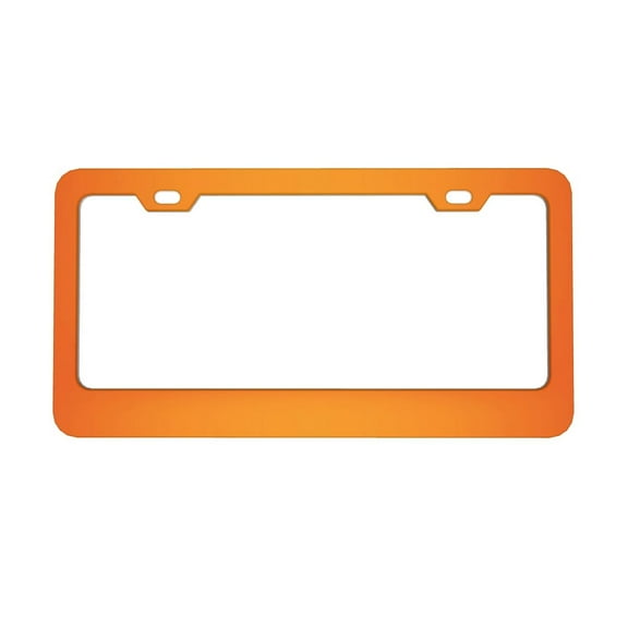 License Plate Frame Metal Car Accessories License Plate Cover Fits Standard U.S. Vehicles 12.3x6.3 Inches for Men Women Gift Flat Hole Abstract Yellow Backgrounds Gradient