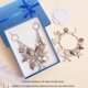thumbnail image 4 of Conjunto de bisutería 3 en 1: collar, pulsera, pendientes de concha, estrella de mar, babero de perla, accesorios de verano, 4 of 9