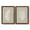 Barnwood Maple, variant on Palm Oasis I - Premium Framed Canvas 2 Piece Set - Ready to Hang