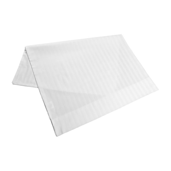 Linteum Textile (12-Pack, 20x40 in) Pillowcases King Size, 250 Thread Count, White w/Stripes