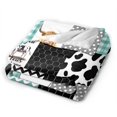 thumbnail image 3 of Cow Blanket Animals Fleece Flannel Warm and Plush Blanket Cow Print Throw Blanket for Bedroom Sofa Living Room 50X40 Inch, 3 of 6