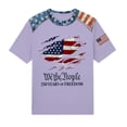 thumbnail image 3 of 250 Anniversary Usa Shirt Women Soft And Flowy Casual T Shirt For Comfortable Relaxed Fit Everyday Basic Top With Classic Design, 3 of 3